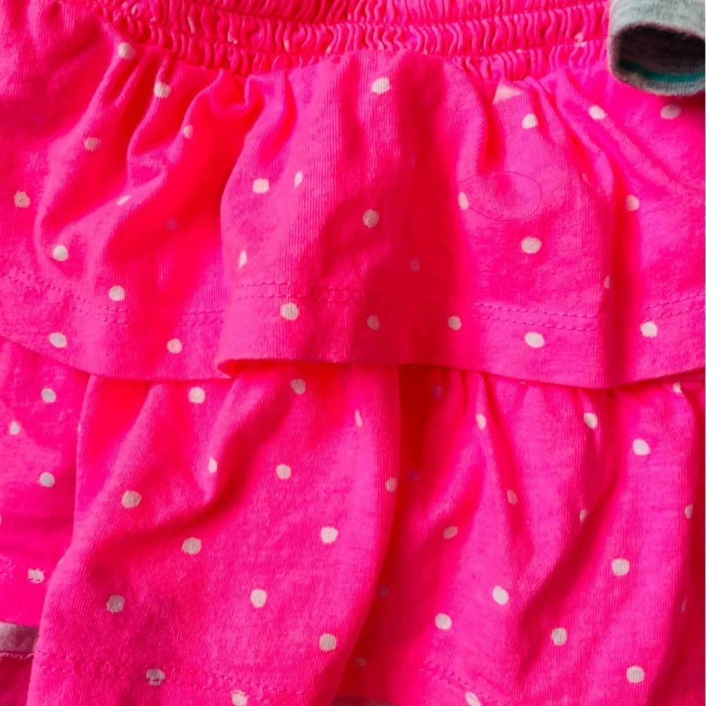 Toddler girls set of 3 scooter skirts 12-18 months tie dye, stripes, polka dots